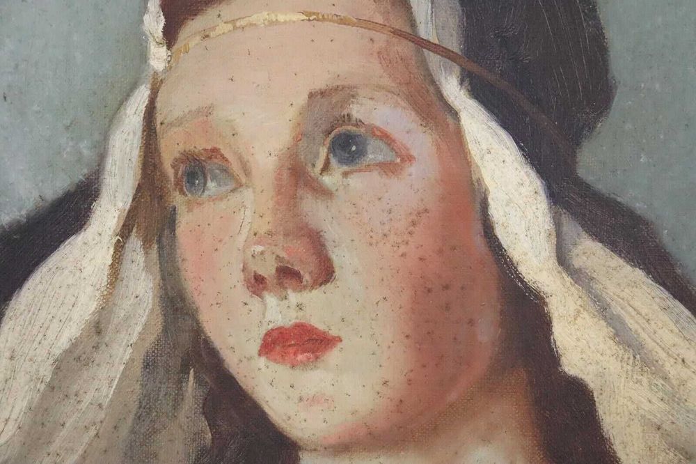 Stary obraz Matka Boska