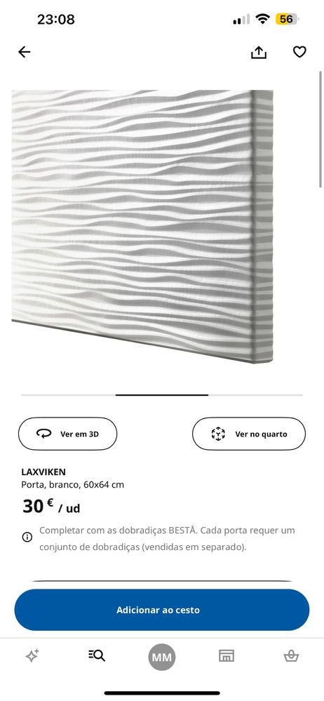 Frente de portas - modulo Besta IKEA