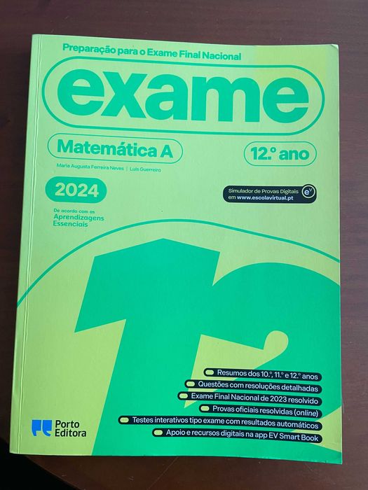 Preparação para o Exame Final Nacional 2024 - Matemática A - 12º Ano