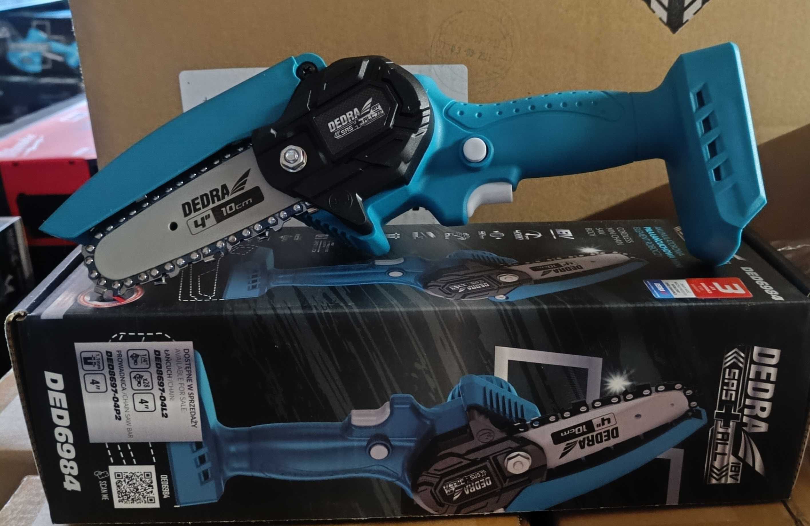 Mini piła do gałęzi DEDRA Adapter Dewalt Milwaukee Makita Erbauer Hiko