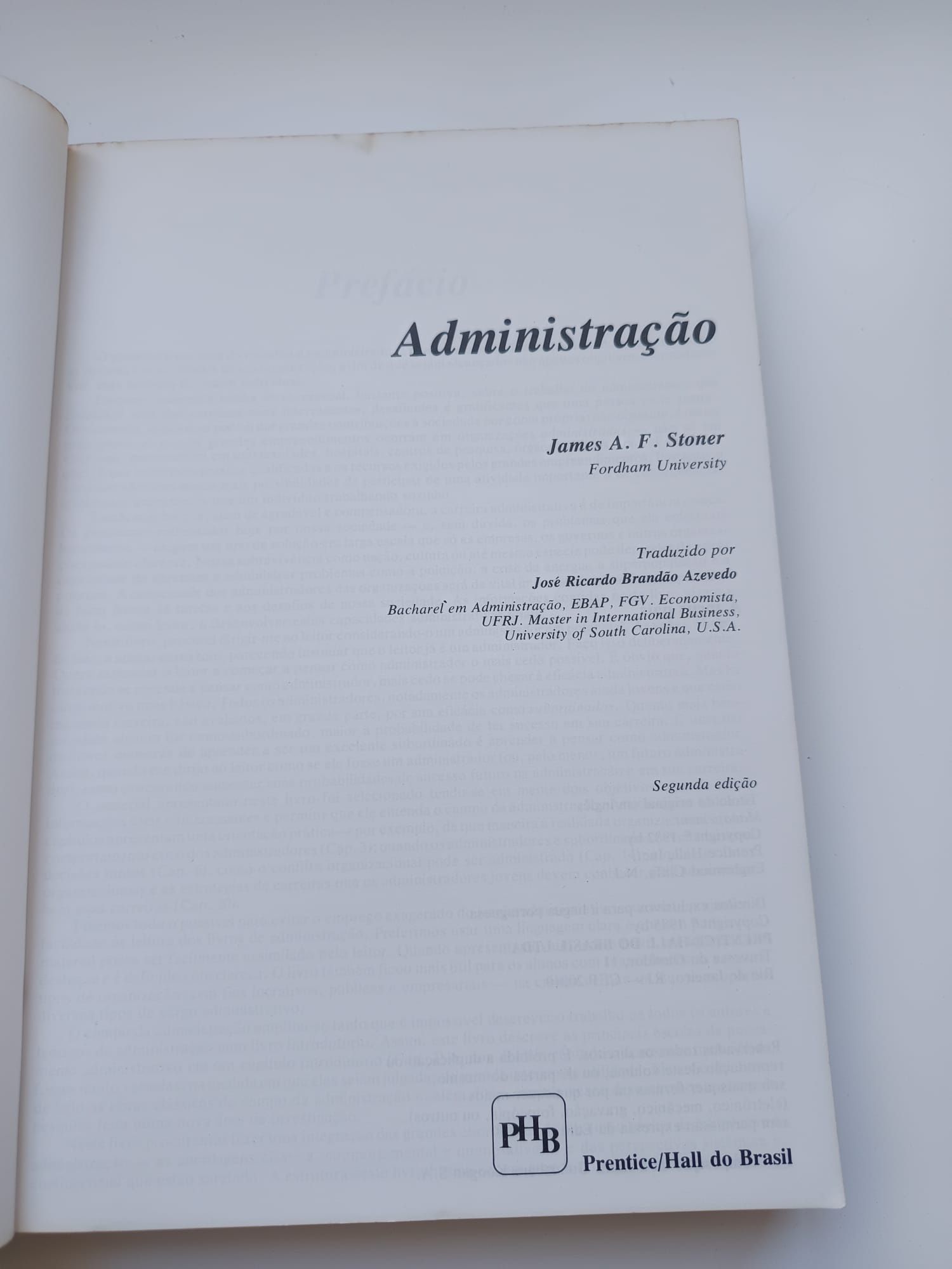 Administração / James stoner