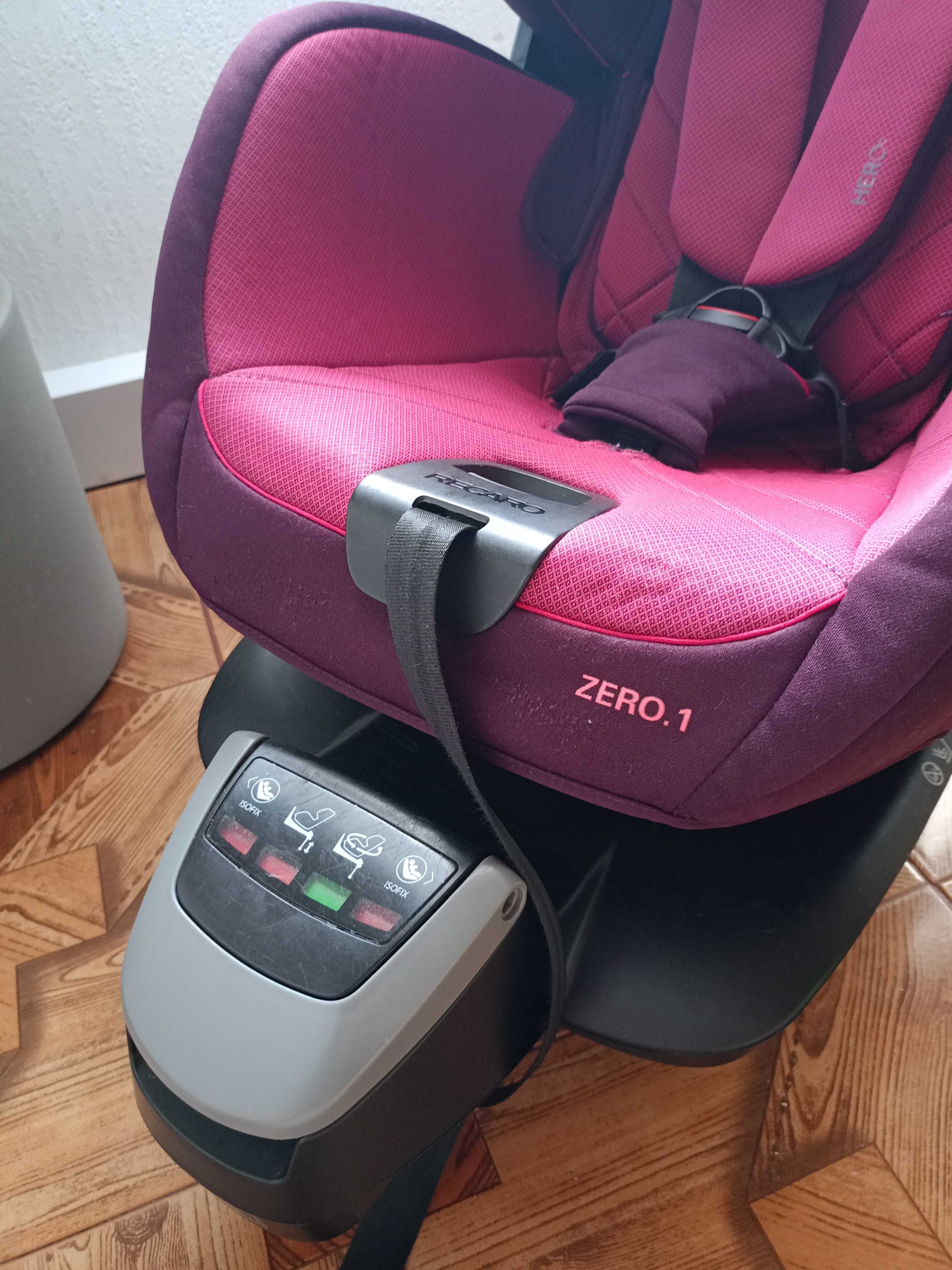 Fotelik hero zero1 rwf 0-18kg tyłem obrotowy isofix ADAC 4