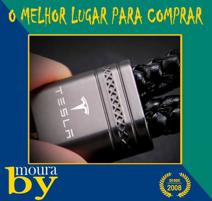 Porta chaves Tesla em varios acabamentos