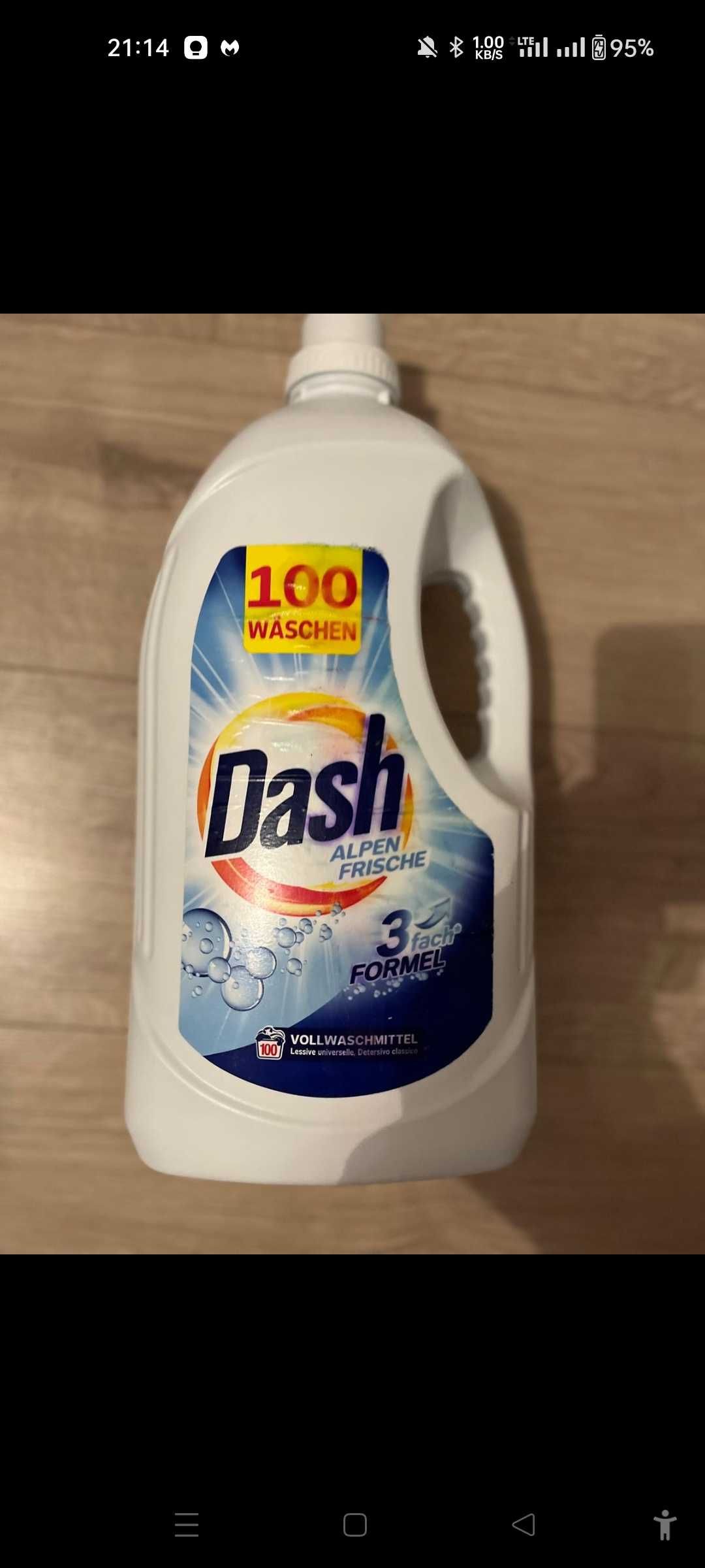 płyn do prania dash alpen frische 100 prań 5l DE orginalny