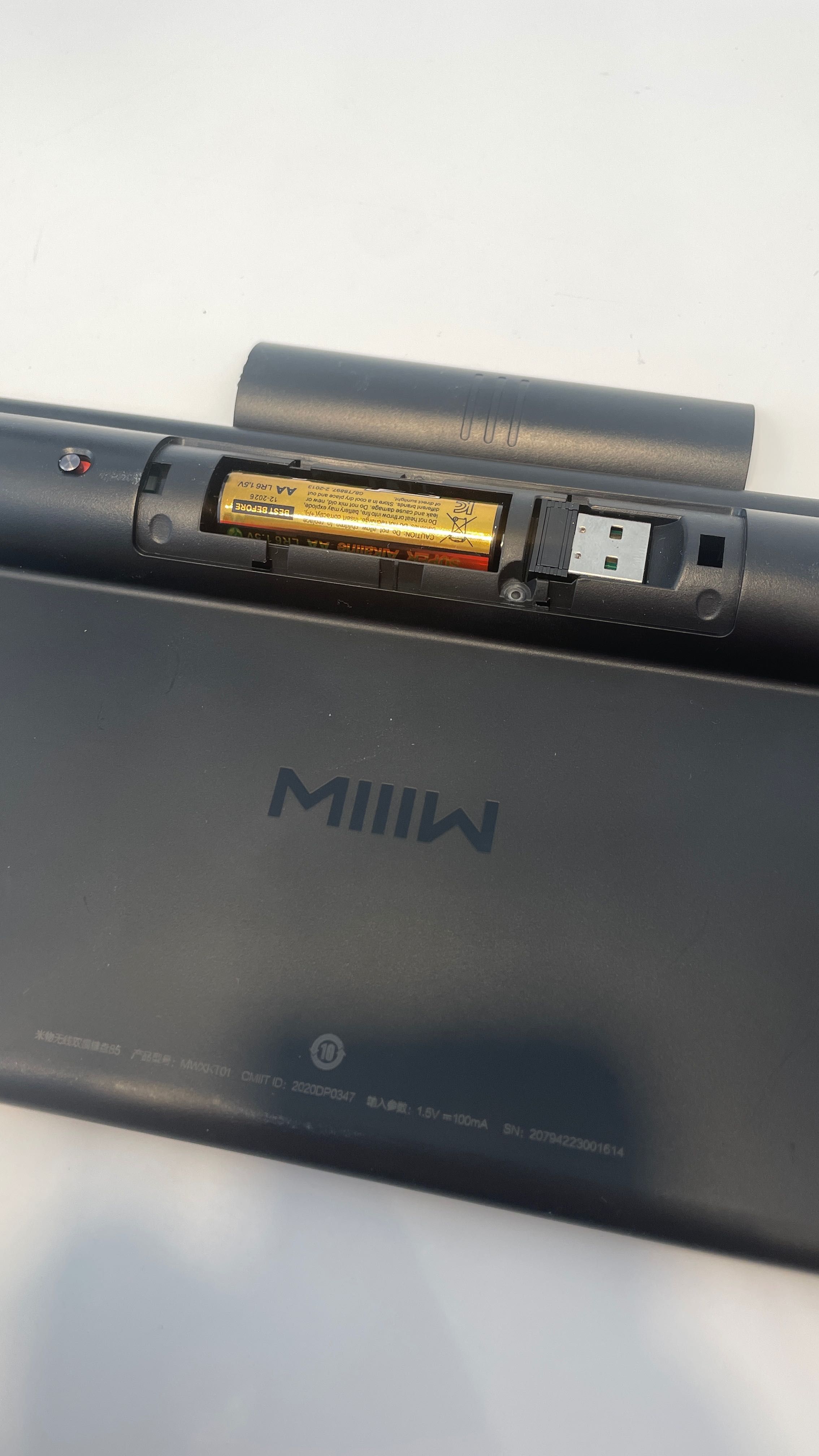 Беспроводная клавиатура Xiaomi MiiiW AIR85 Bluetooth Dual Mode Black