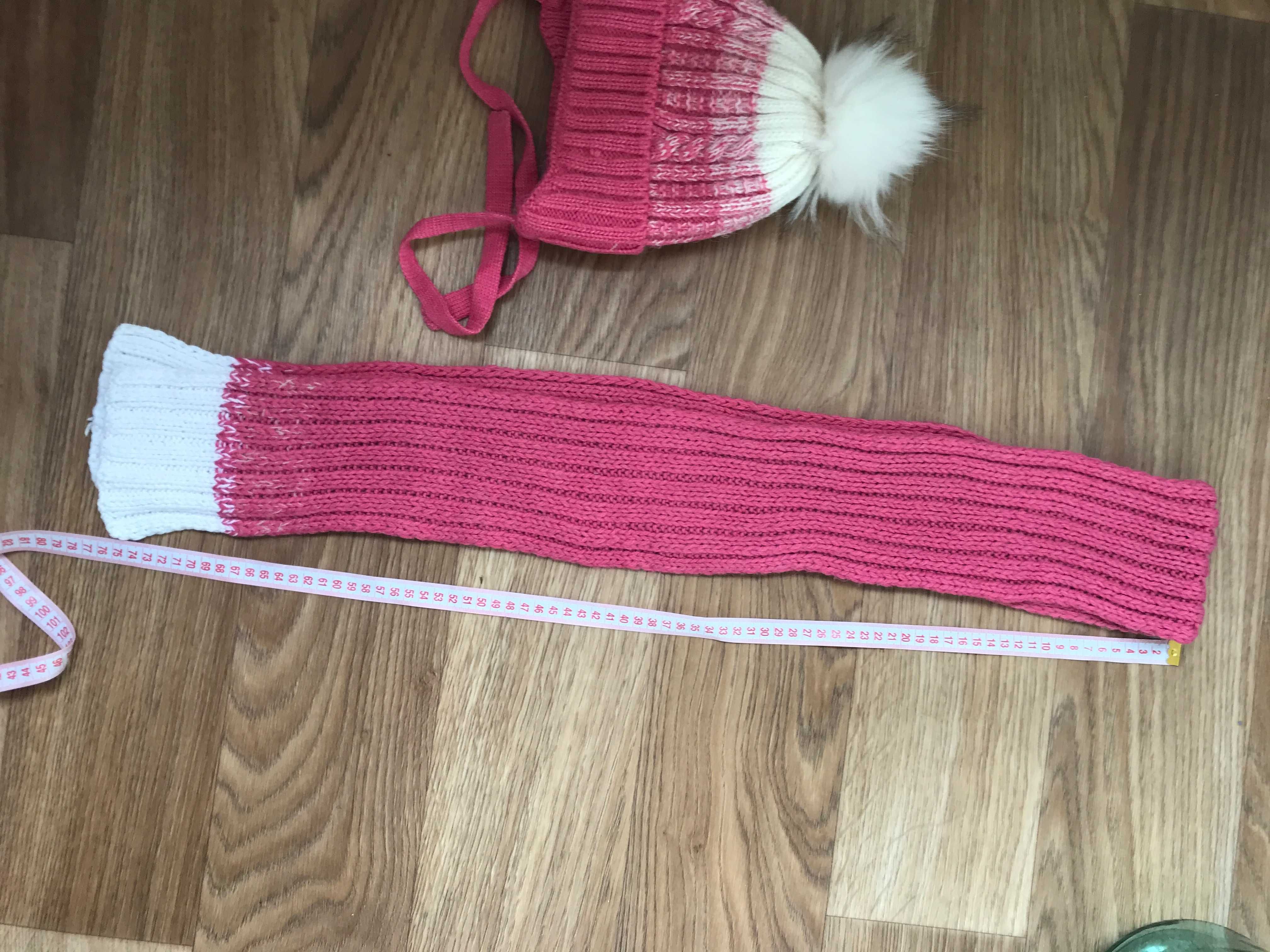 Шапка зимняя + шарф в подарок