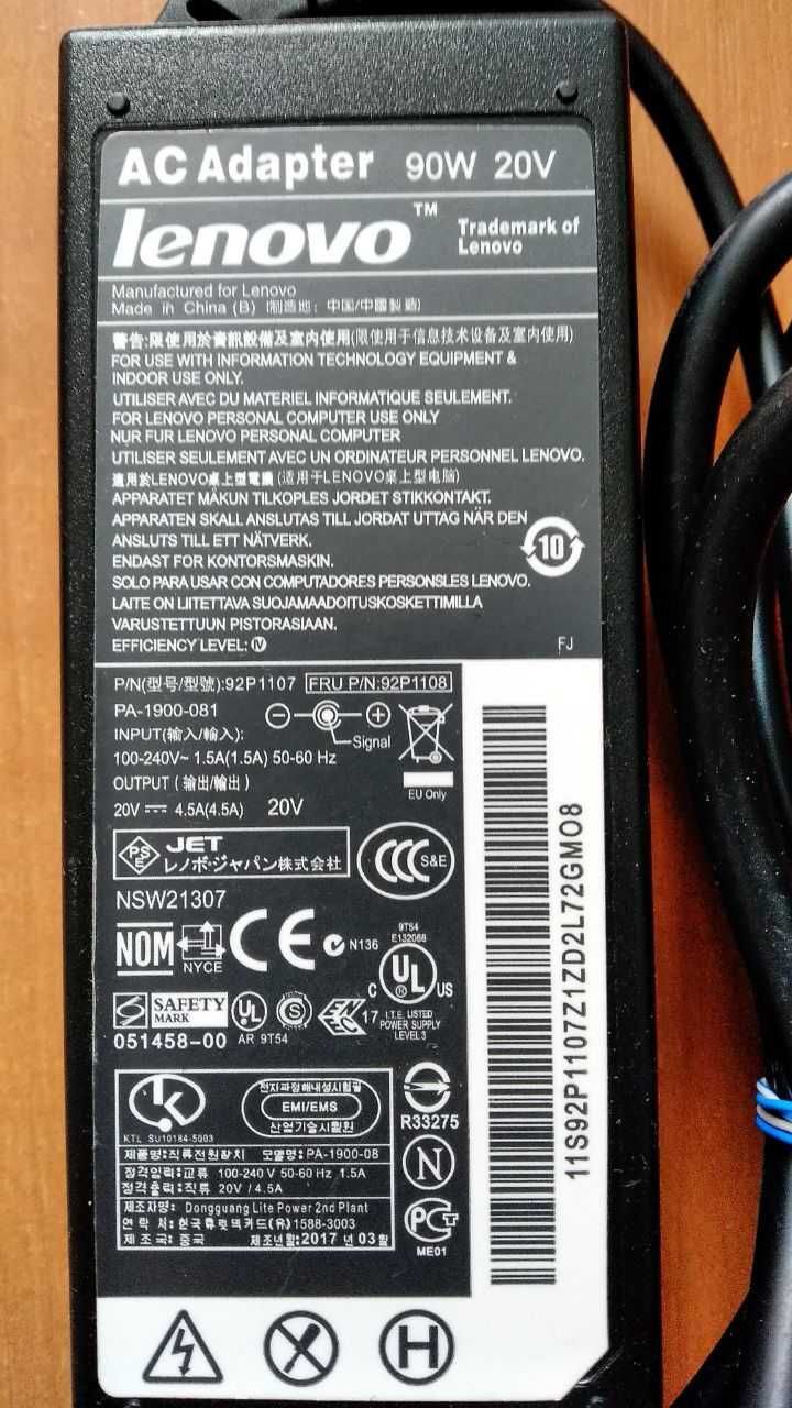 Блок питания для ноутбука Lenovo PA-1900-081
