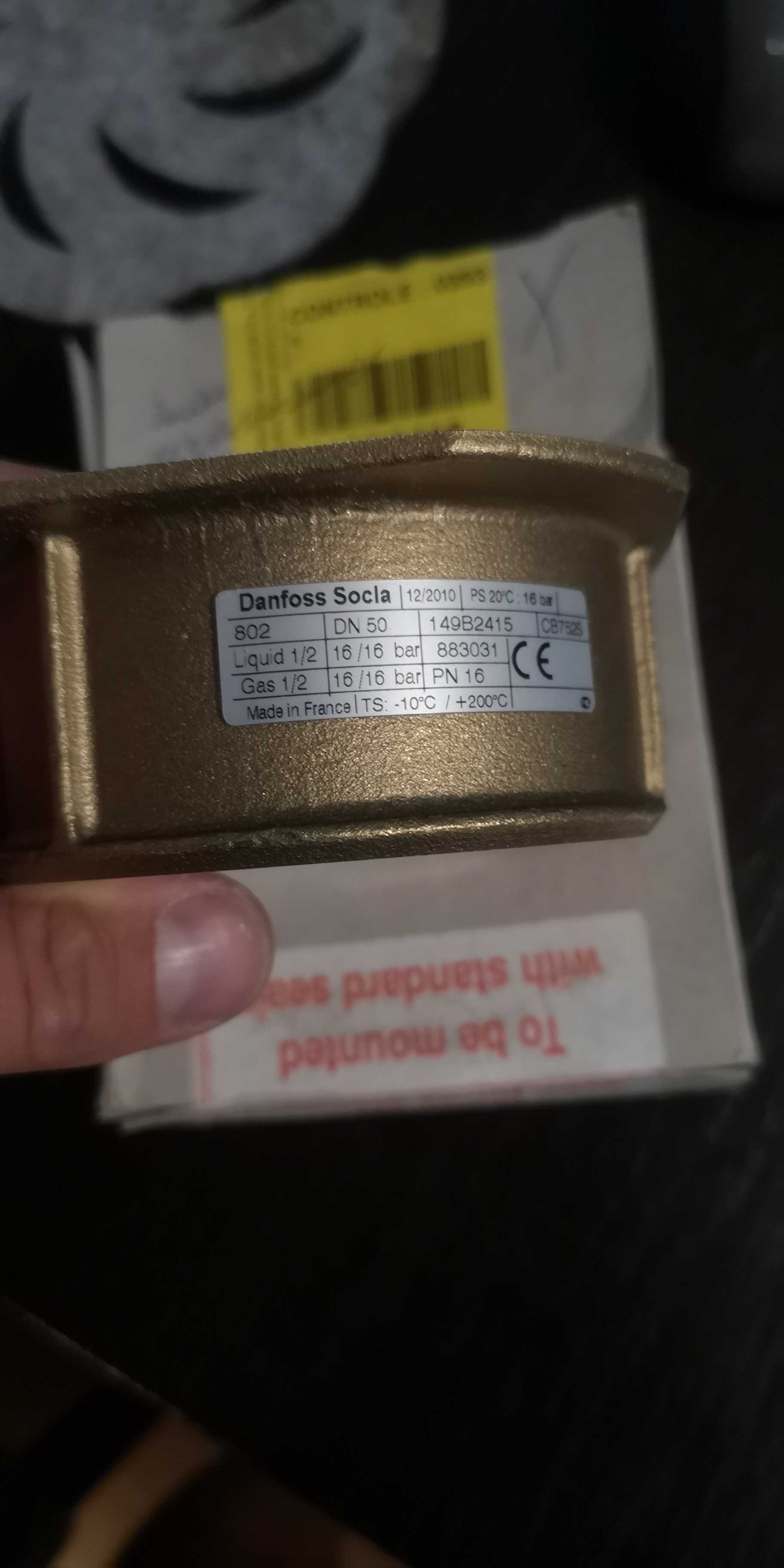 DANFOSS, SOCLA Zawór zwrotny miedzykolnierzowy DN 50, typ 802