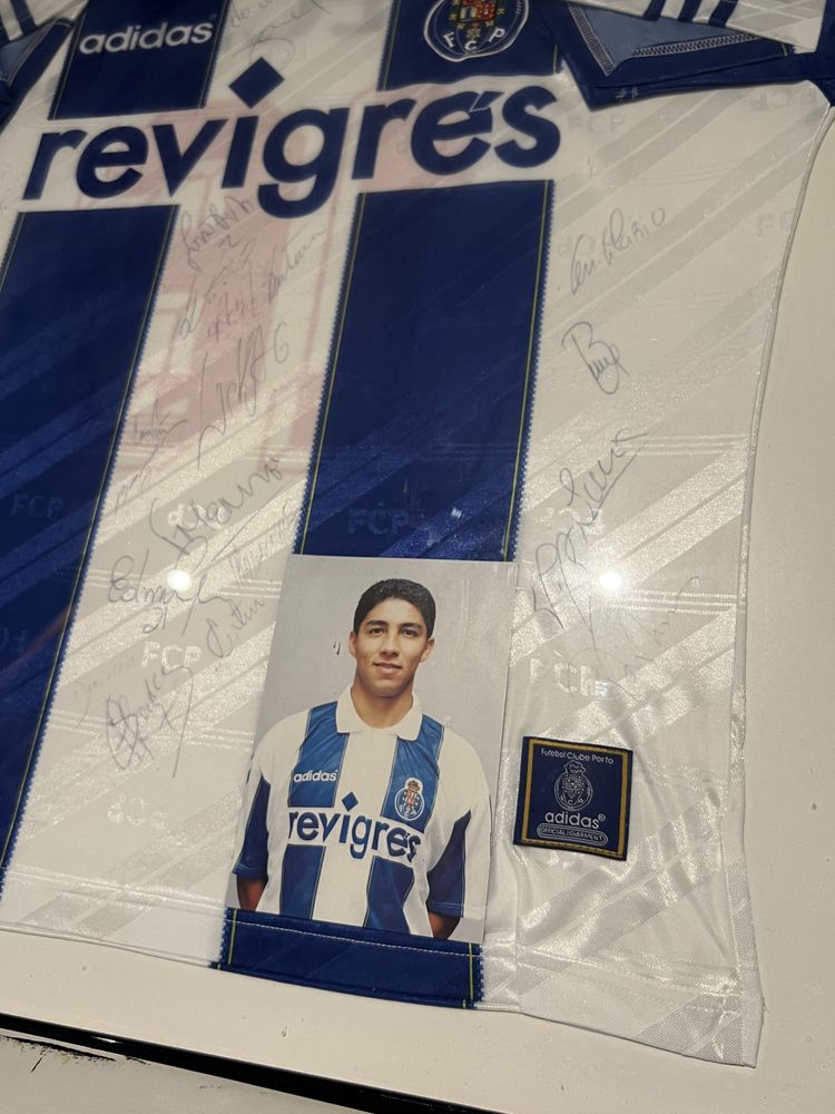 Camisola FC Porto época 1996/97 ASSINADA/ AUTOGRAFADA