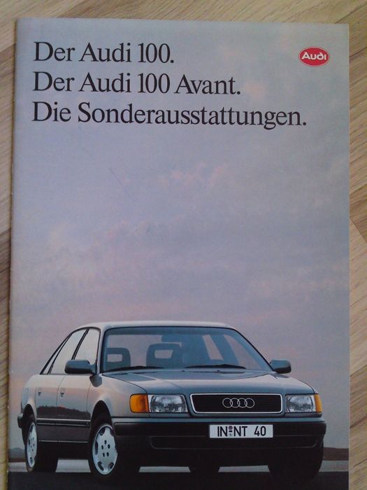 Prospekt Audi 100 z 1992r