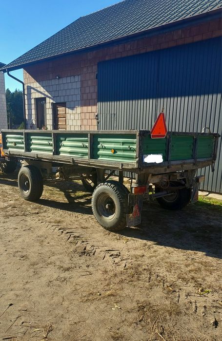 Przyczepa rolnicza 4.5T zarejestrowana niska