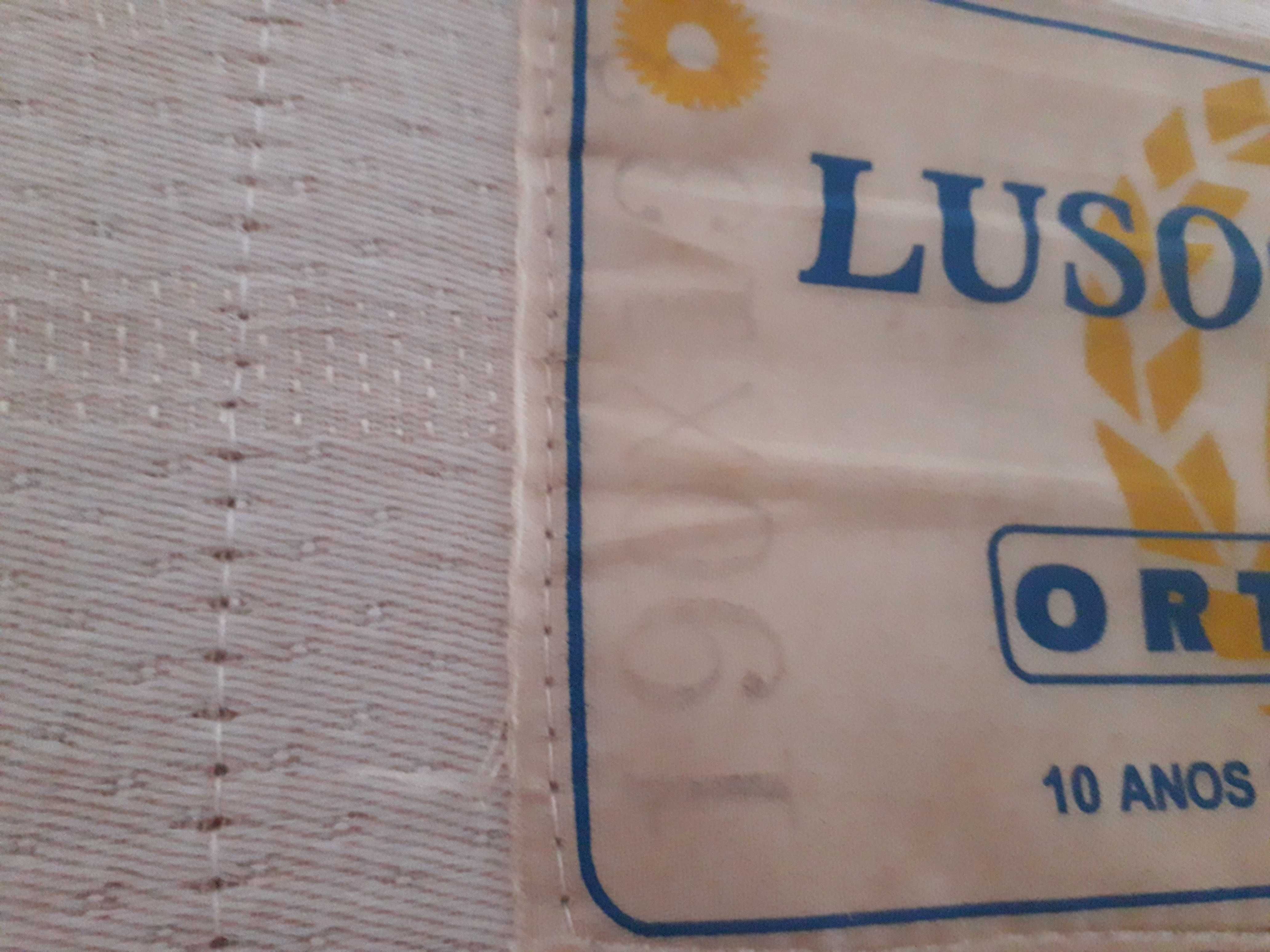 Cama de casal ikea pinho + colchão
