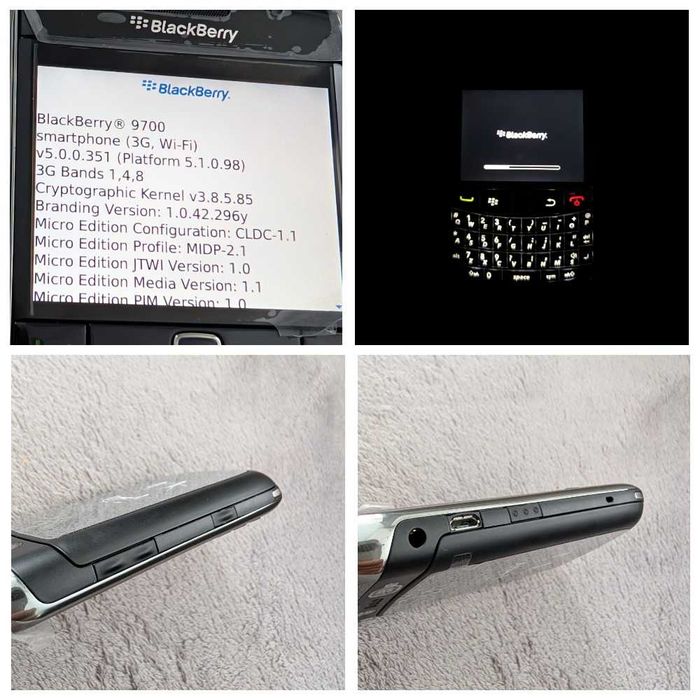 Новый Blackberry Bold 9700 Qwerty Мобильный Телефон Раритет Винтаж