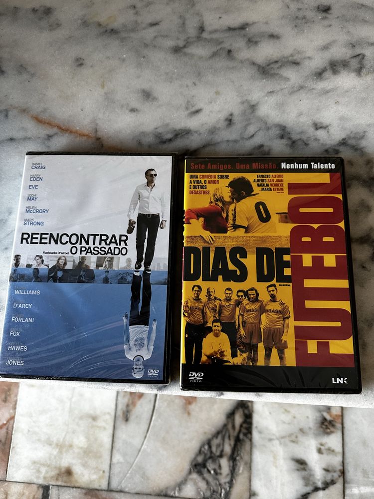 Dvds 5 filmes 4 selados e um usado