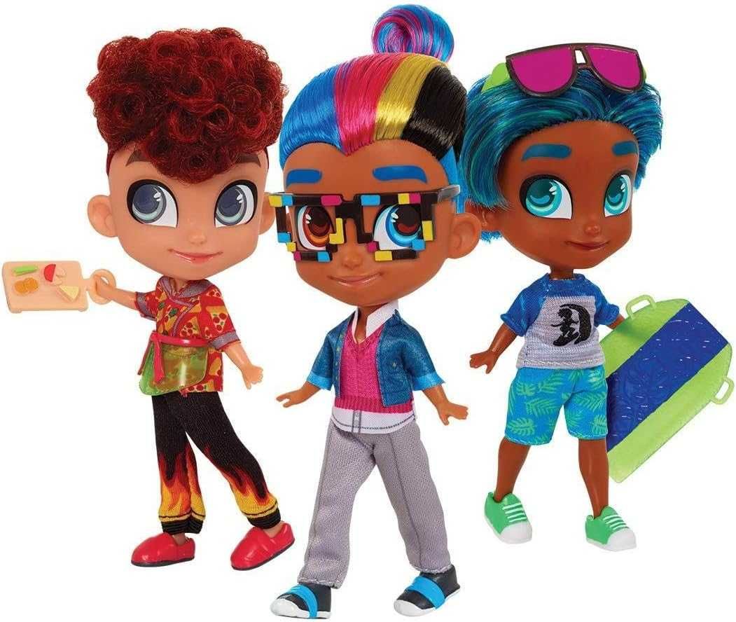 Набір із 2 ляльок BFF Hairdorables DUDEables дівчинка та хлопчик