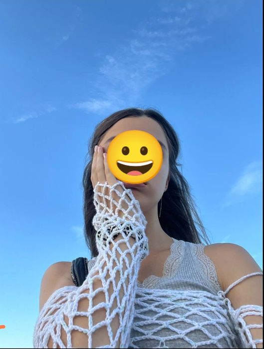 Кофта сітка ручна робота