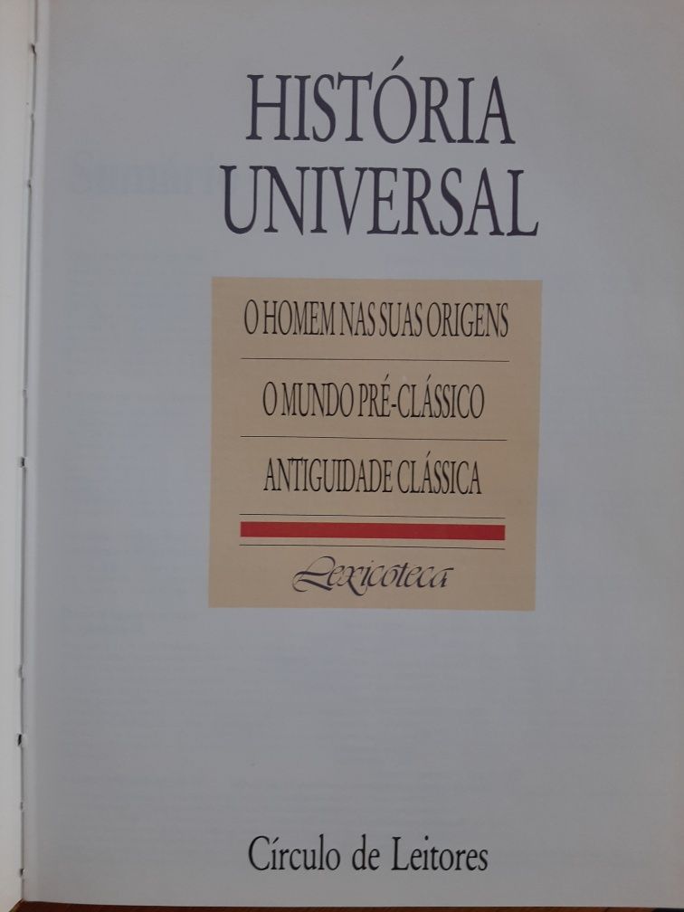 Livro História Universal I
