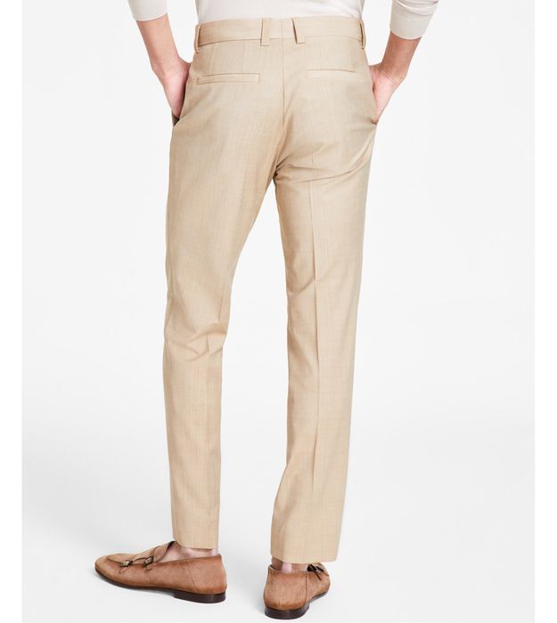 Бежеві брюки чоловічі Hugo Boss - Modern Fit Suit Pants
