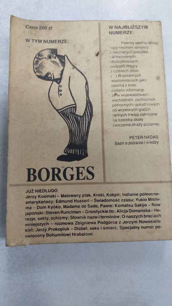 Literatura na świecie. XII. 1988. Borges