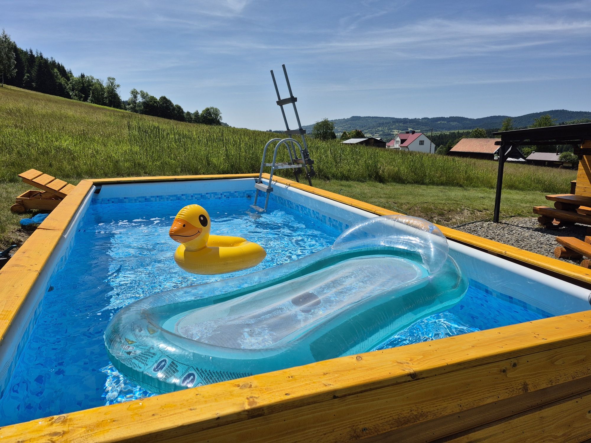 Domek wynajem wolny od 25-29.08 , sauna, jacuzzi Leśna Zagroda