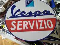 Знак на стену ретро  Vespa вывеска