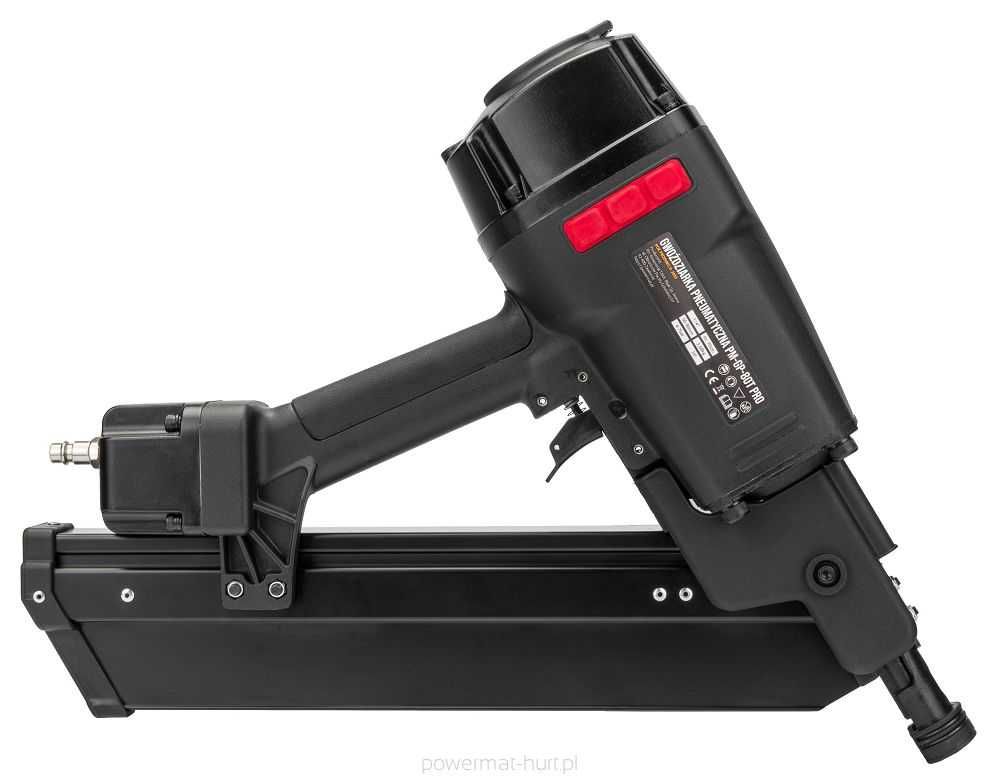 Gwoździarka taśmowa PM-GP-80T PRO  na gwoździe pod kątem 34°