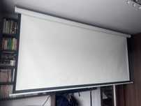 Ekran projekcyjny, do projektora 270x160cm porzadny, reczny