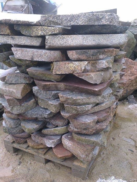 Kamień polny cięty na pół