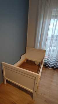 łóżko dziecięce białe, IKEA Sundvik 92x207 używane