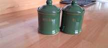 Pojemniki ceramiczne cukier herbata