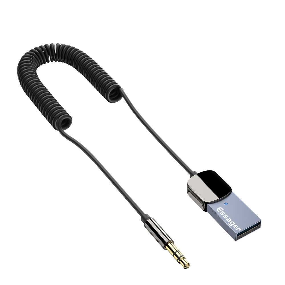 Adapter Bluetooth Mini-Jack 3.5 mm do AUX w Radiu USB BT Smartfon