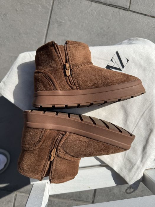 Botki Zara zamszowe dla dziewczynki