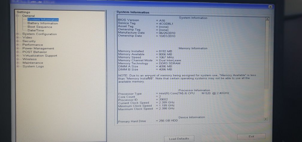Vende-se Portátil Dell Latitude E5510 com porta serie