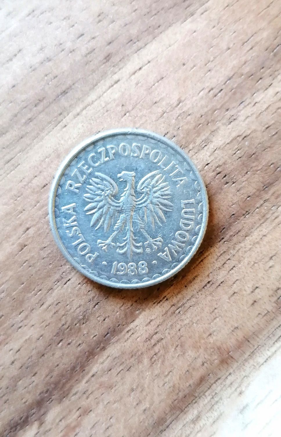 Moneta 1 zł z 1988 roku, PRL