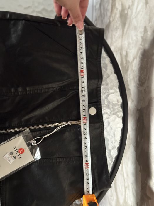 Юбка єко шкіра на замочку