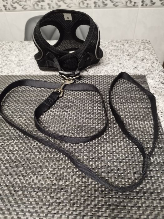 Colete+Trela preto