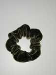 Scrunchie gumka do włosów welur khaki zielony kolory NOWY