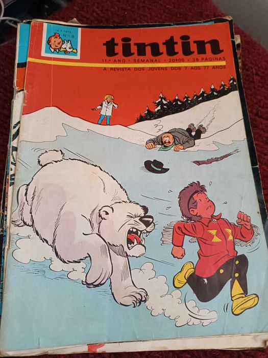 Revista antiga Tin Tin