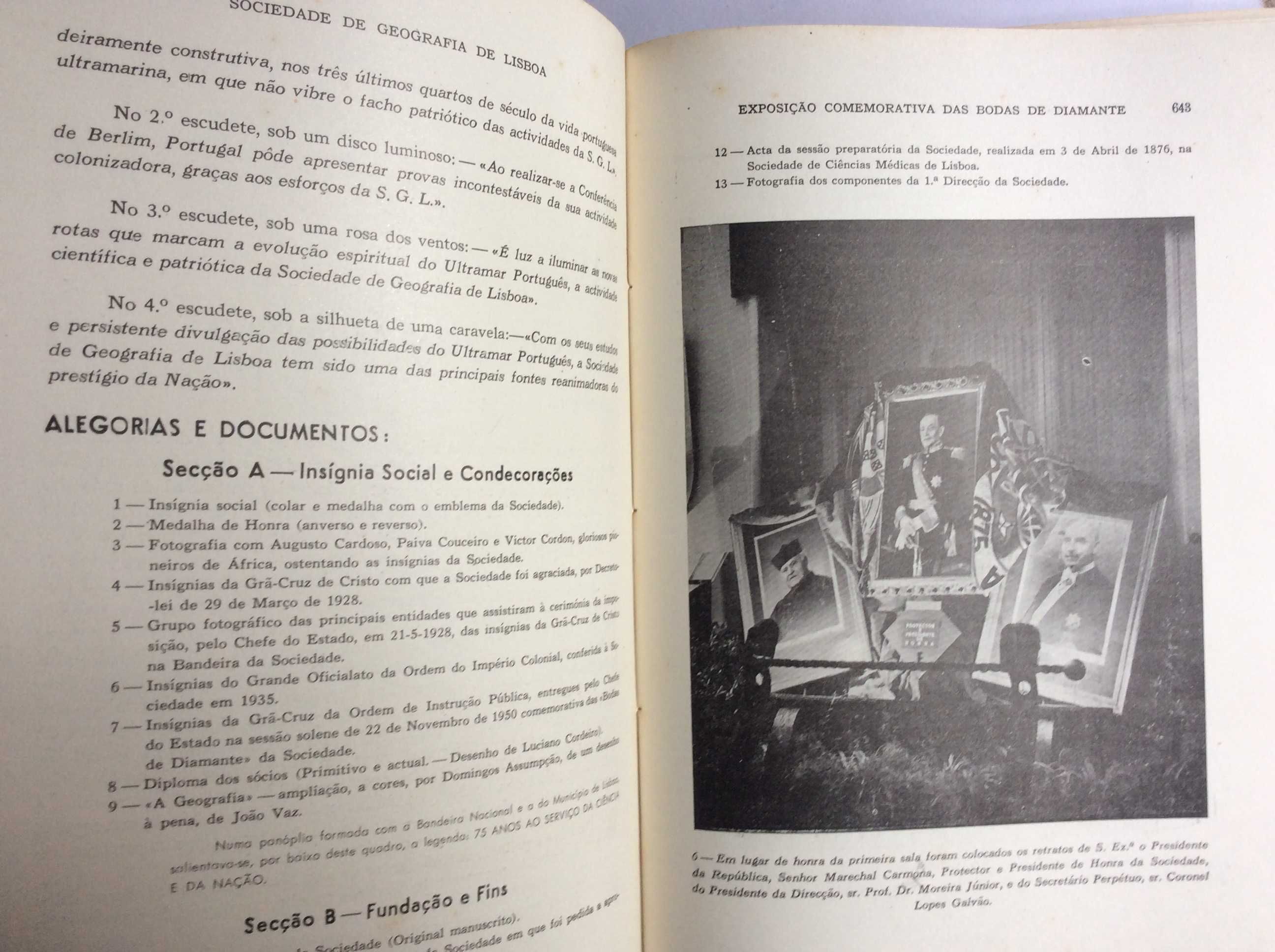 Boletim da Sociedade de Geografia de Lisboa. -  1950. Ver sumário
