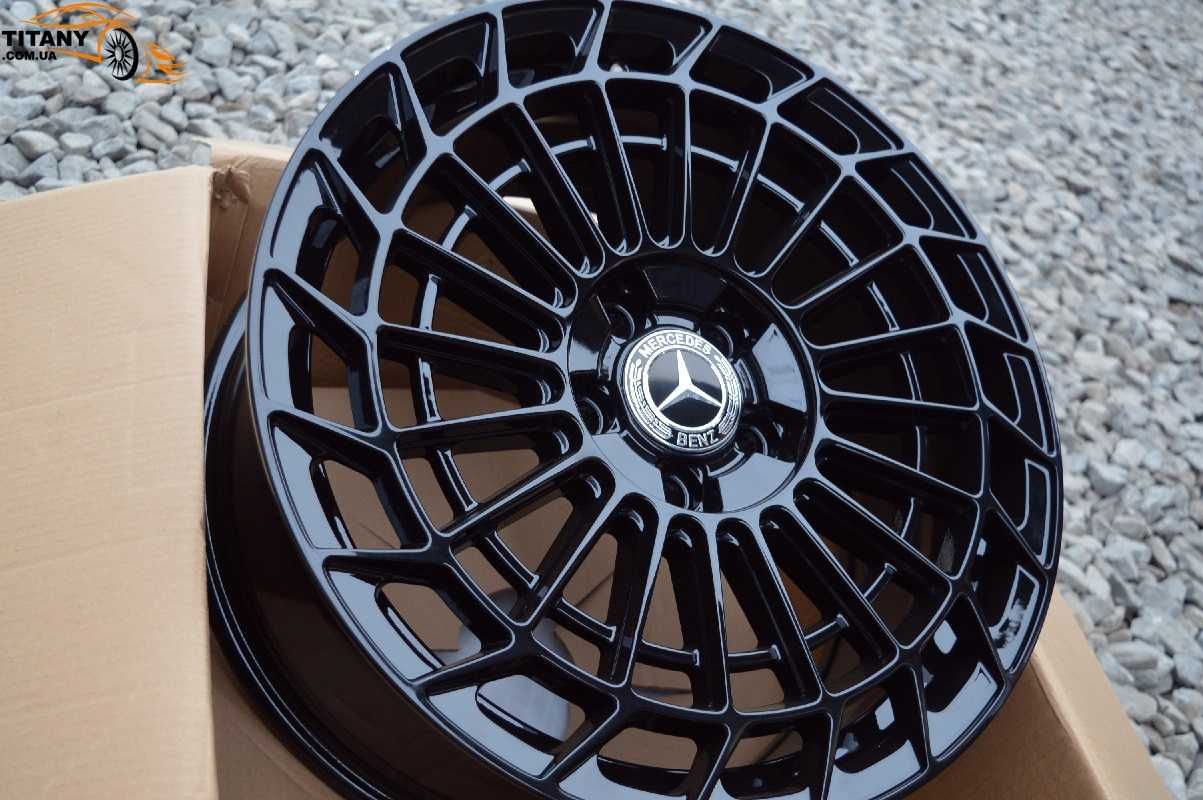 Чорні диски Mercedes R18 5x112 8j et35 W213 W213 W222 W221 W447 титани