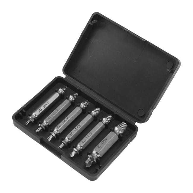 Conjunto extrator de parafusos danificados
