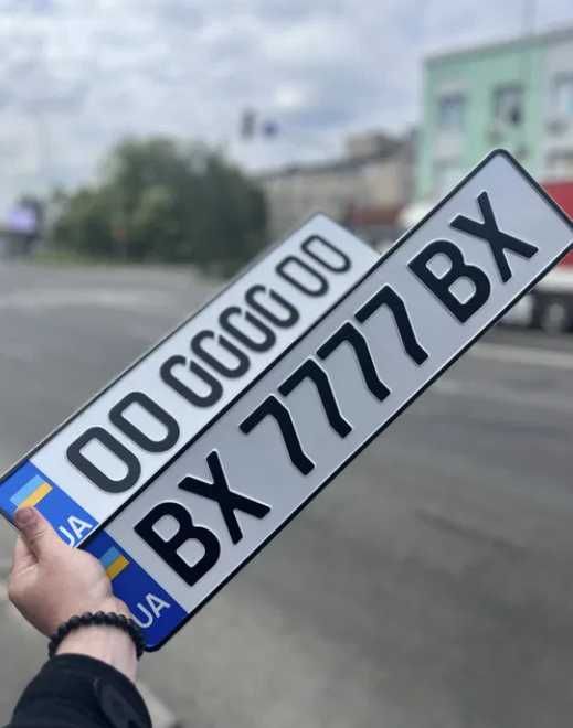 ‼️Номерні знаки‼️ Дубликаты номеров, квадратні американські автономера