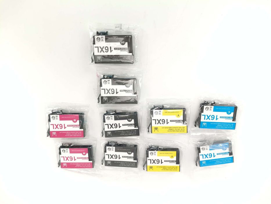 Tusze do Epson zestaw 10szt. zamienniki 4xczarny 2xżółty 2xmagenta