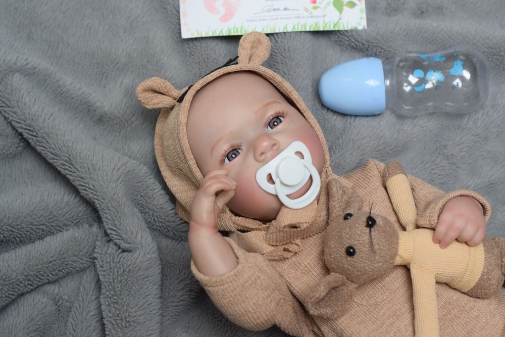 Lalka reborn 19 cali winyl 48 cm chłopiec noworodek niemowlę realistyc