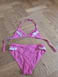 2 częściowy strój bikini różowy 122-128. Idealny.