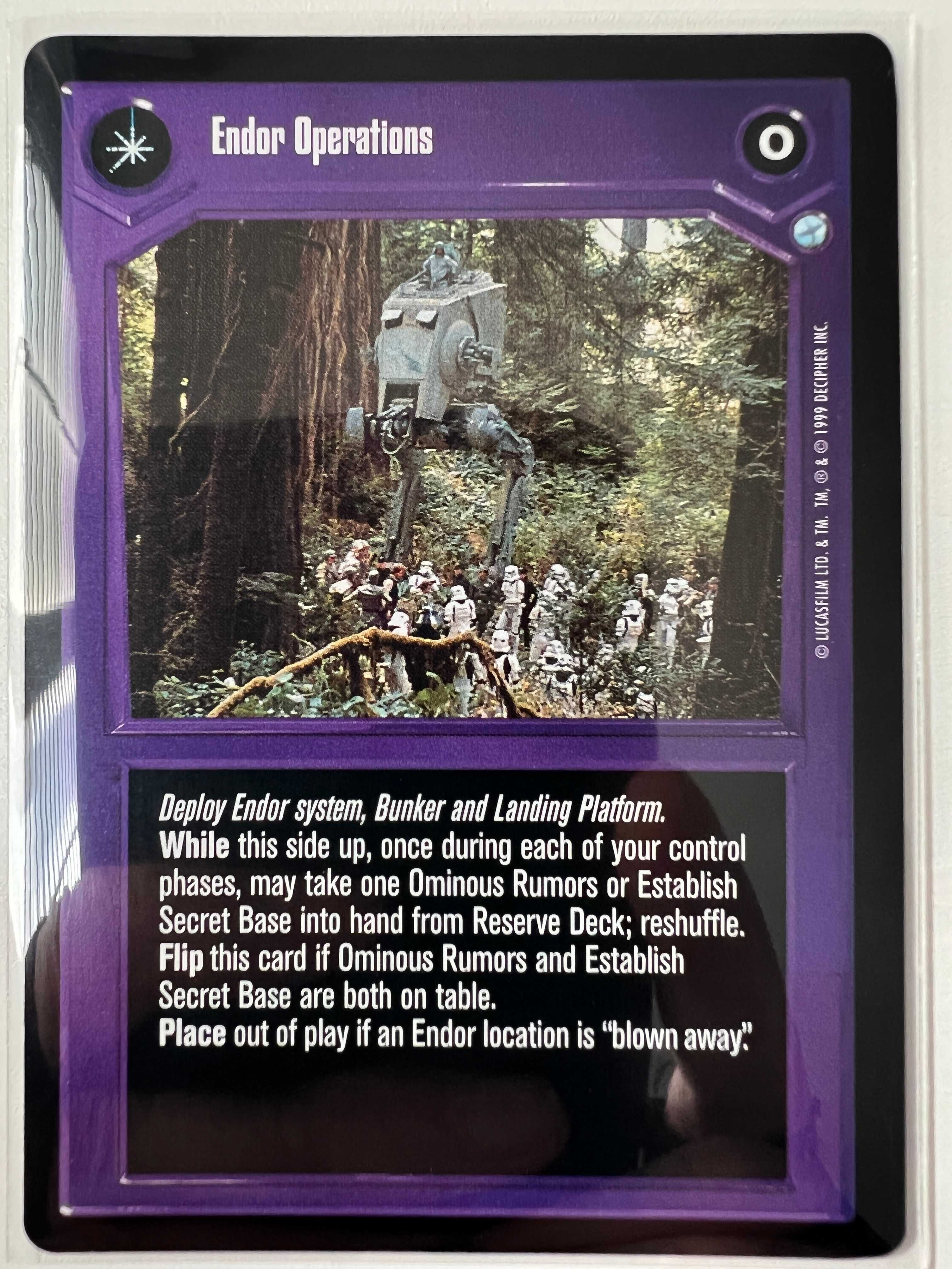 Star Wars CCG Endor Operations/Imperial Outpost