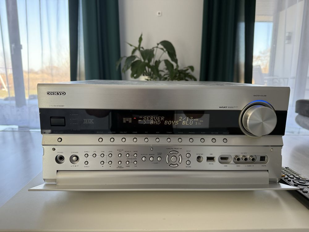 Amplituner Onkyo TX-NR808 - DSP bez wady DZKB4 rok gwarancji