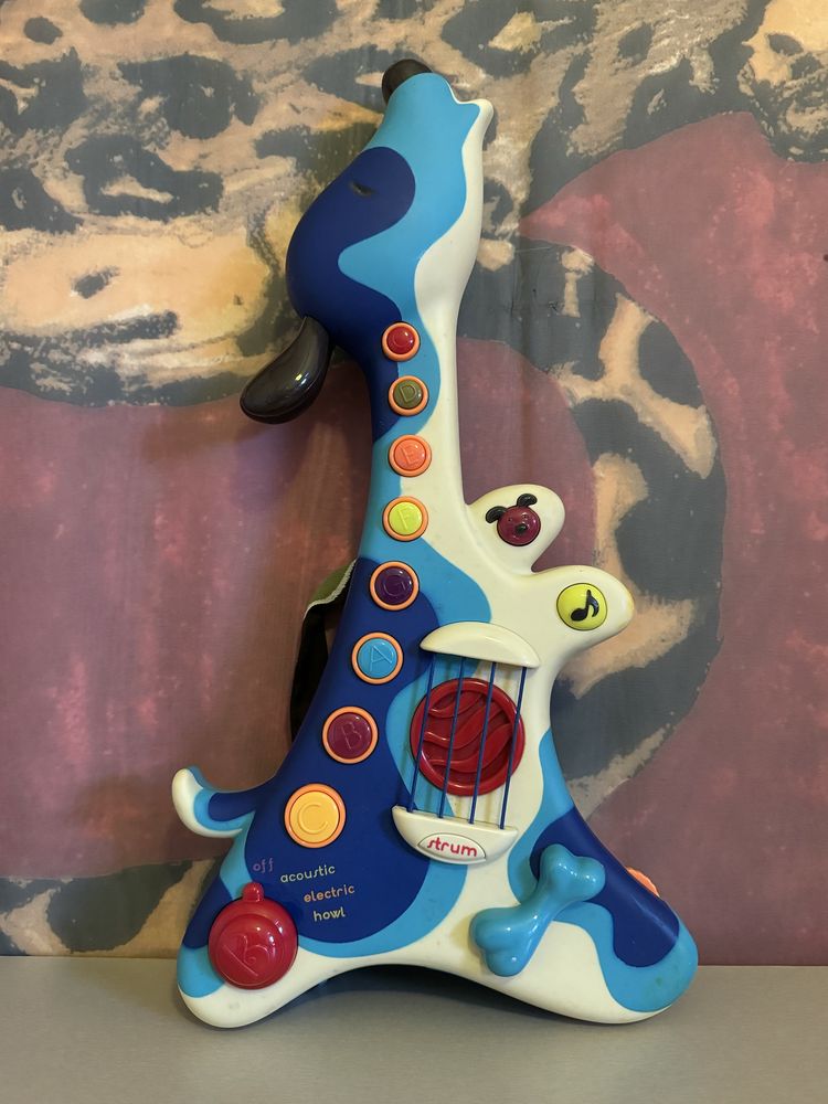 Gitara dla dzieci w kształcie psa