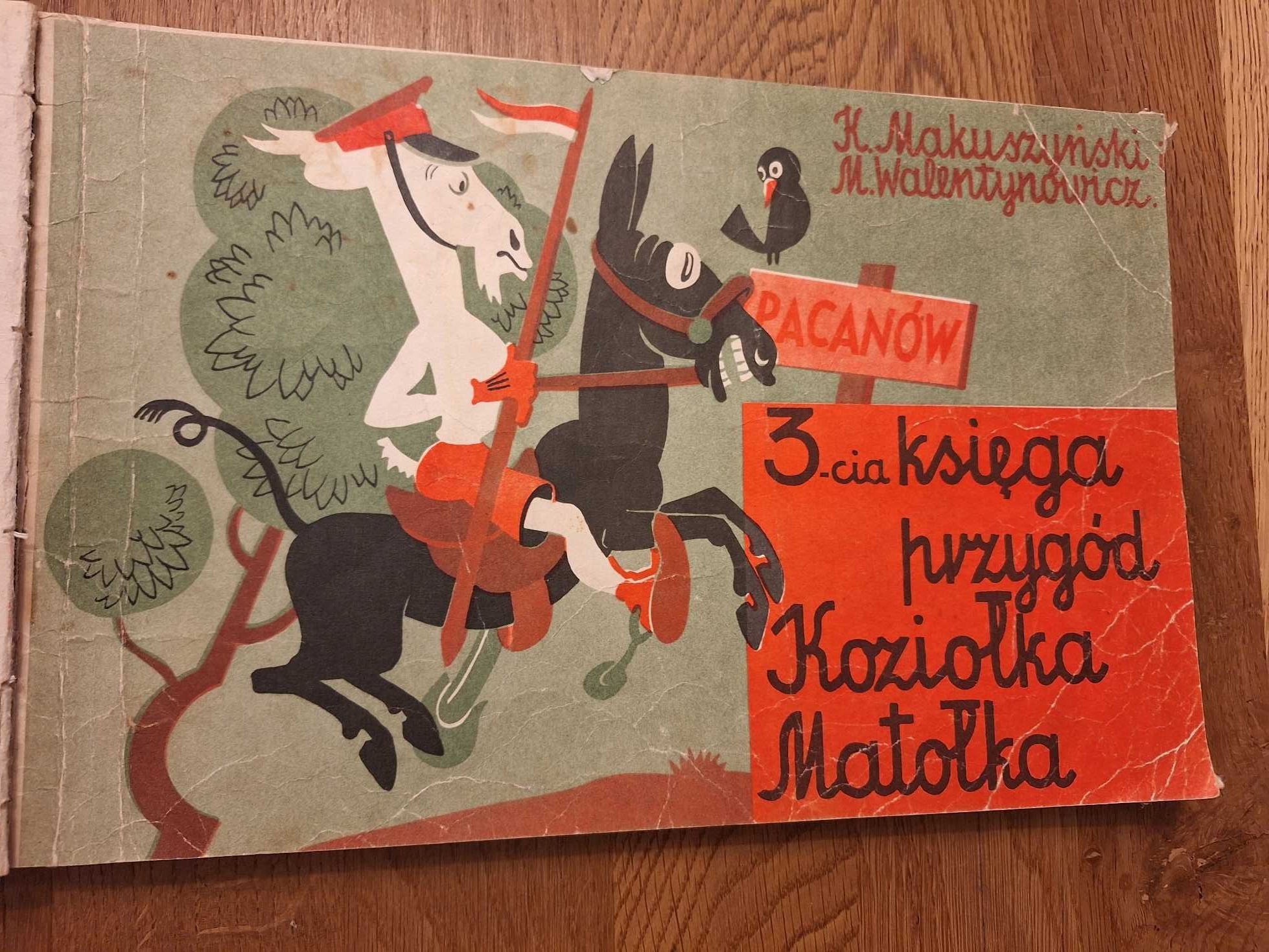 Makuszyński: Koziołek Matołek cz.2-4, Małpka Fiki-Miki cz 1-3, Wanda