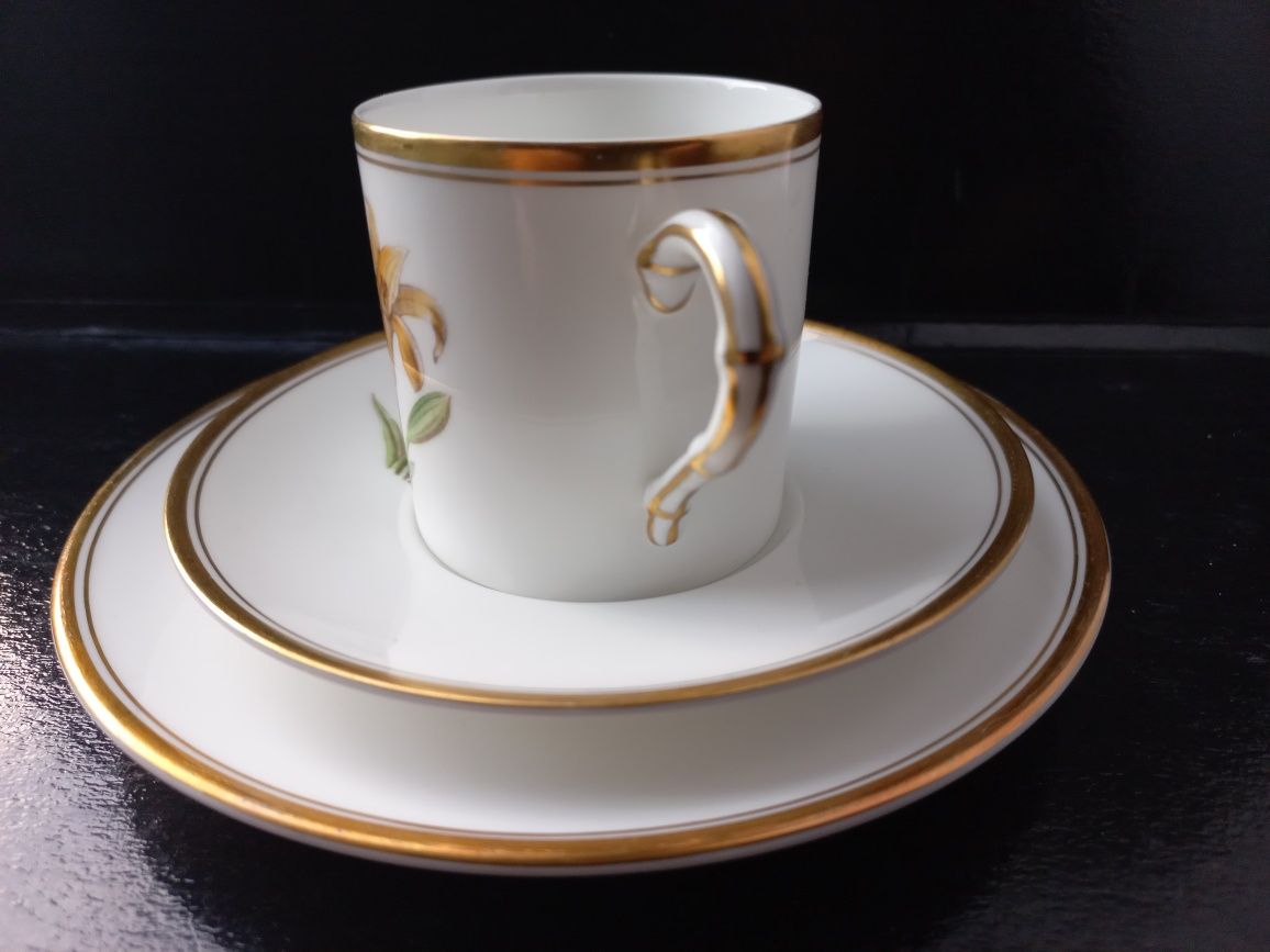 Filiżanka trio Royal Worcester Bone China